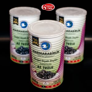 marmarabirlik siyah zeytin az tuzlu