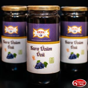 Üçel karaüzüm özü 640 gr cam